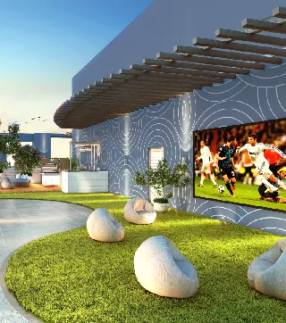 Royal Bliss Terrace Party Lawn Area