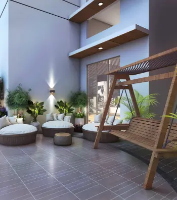 Royal Bliss Terrace Family Swing Area 