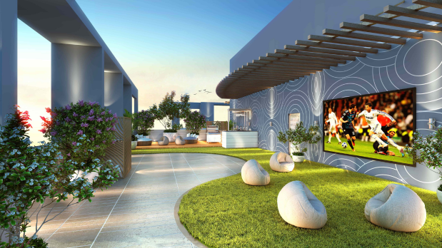 Royal Bliss Terrace Open Gym Area