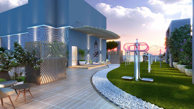 Royal Bliss Terrace Family Swing Area